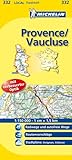 Michelin Provence - Vaucluse: Straßen- und Tourismuskarte