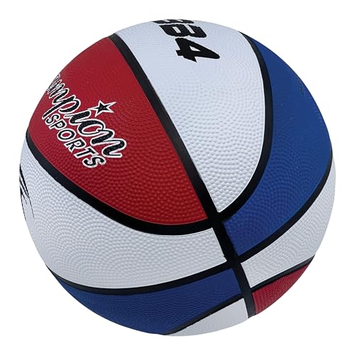 Image of Champion Sports Official Heavy Duty Rubber Cover Nylon Basketballs
