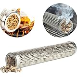 pellet smoker tube home depot Uso fácil: Llene el tubo con pellets o astillas de madera, enciéndalo y manténgalo encendido durante unos minutos antes de ponerlo en la parrilla.