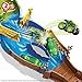 Hot Wheels Monster Trucks Toys, Wreckin’ Raceway Playset with Monster Trucks Bigfoot & Gunkster, Convenient Storage, Gift for Kids​​, HGV12