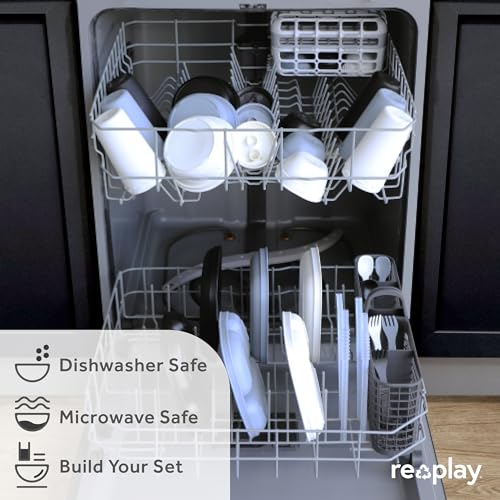 image for Re-Play Made in USA 10 Oz. Sippy Cups for Toddlers, Pack of 4 - Reusab