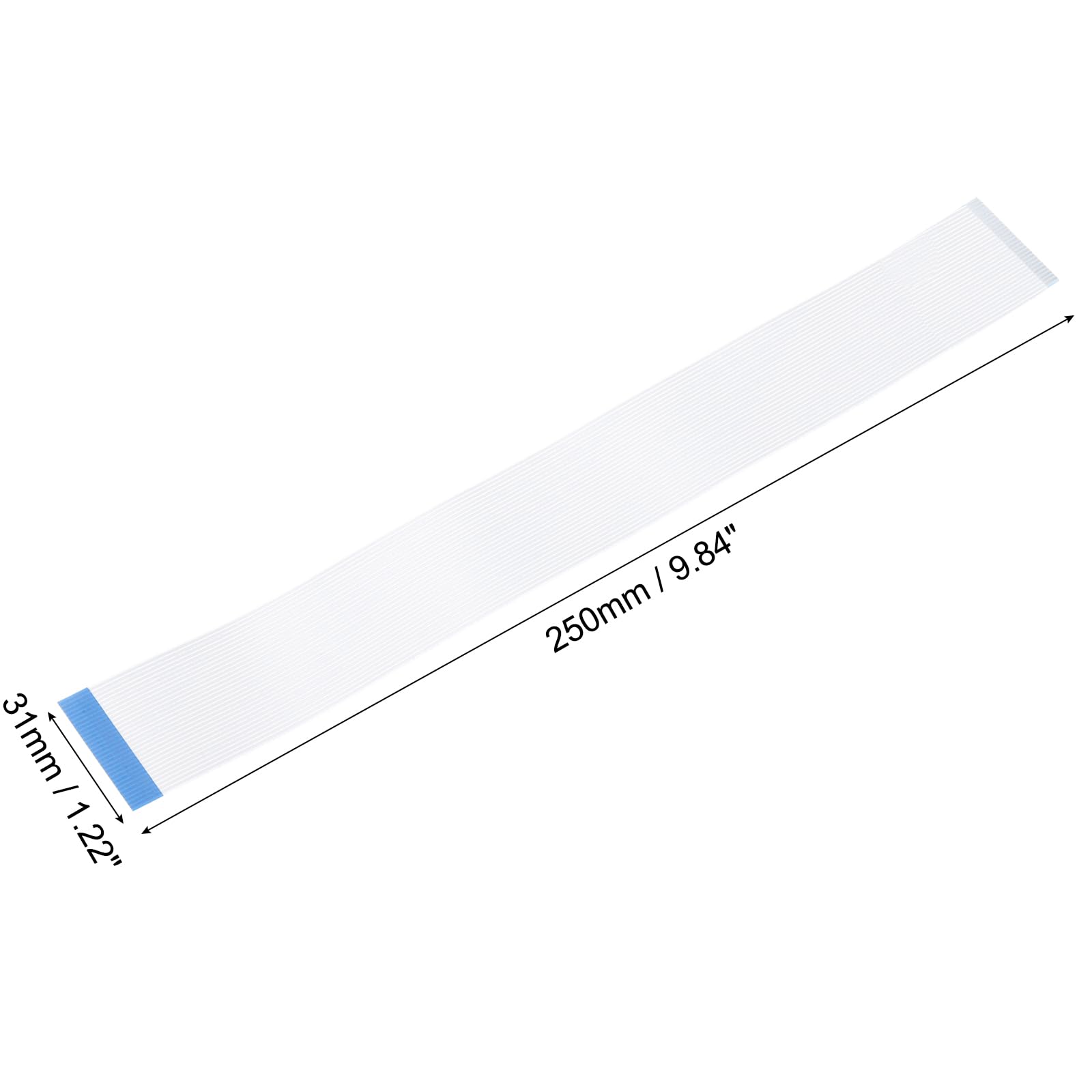 Amazon.co.jp: uxcell 5本 フラットケーブル FFC FPC 延長ワイヤー 30