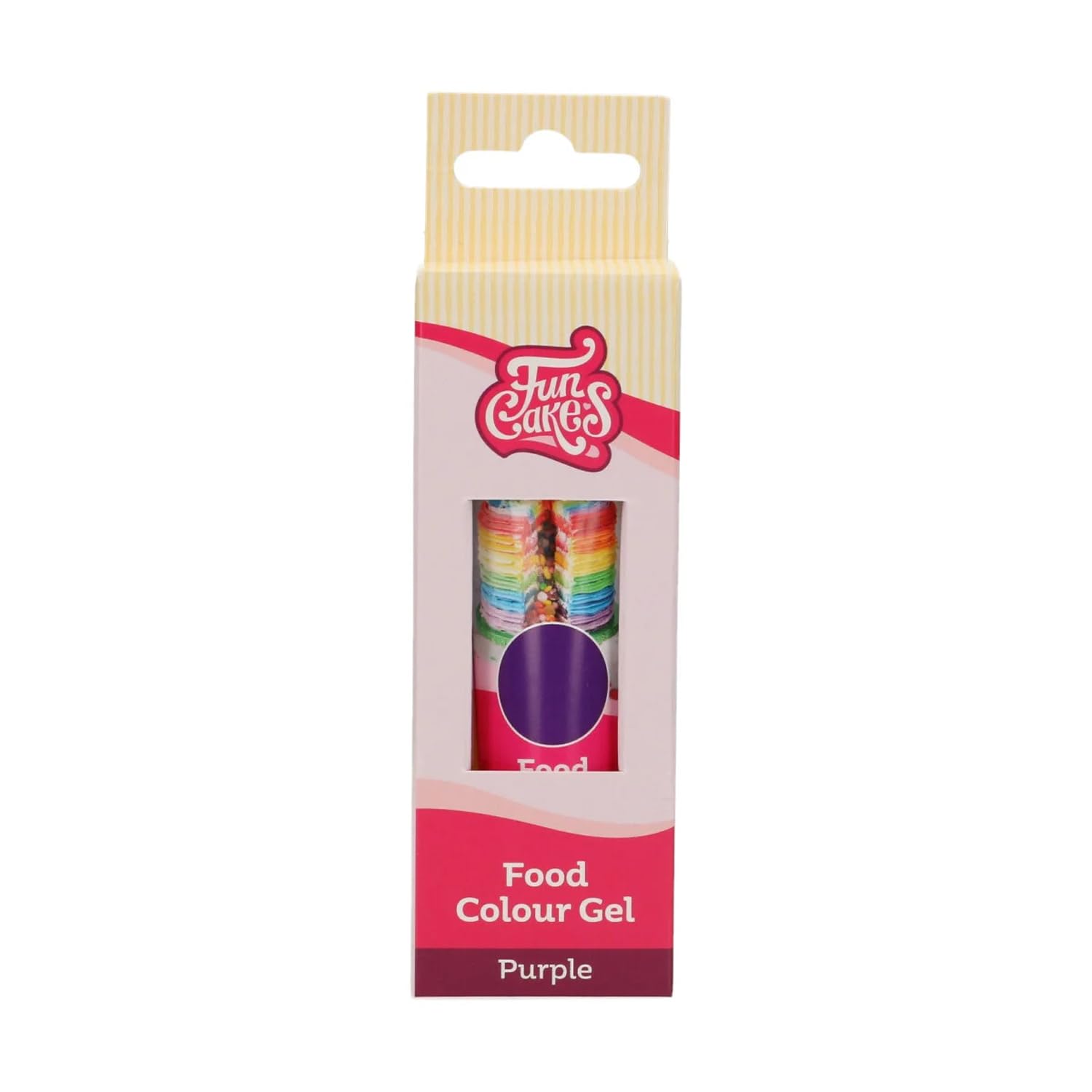 FunCakes Colorante Alimenticio Gel Morado 30 g - Concentrado para Masa