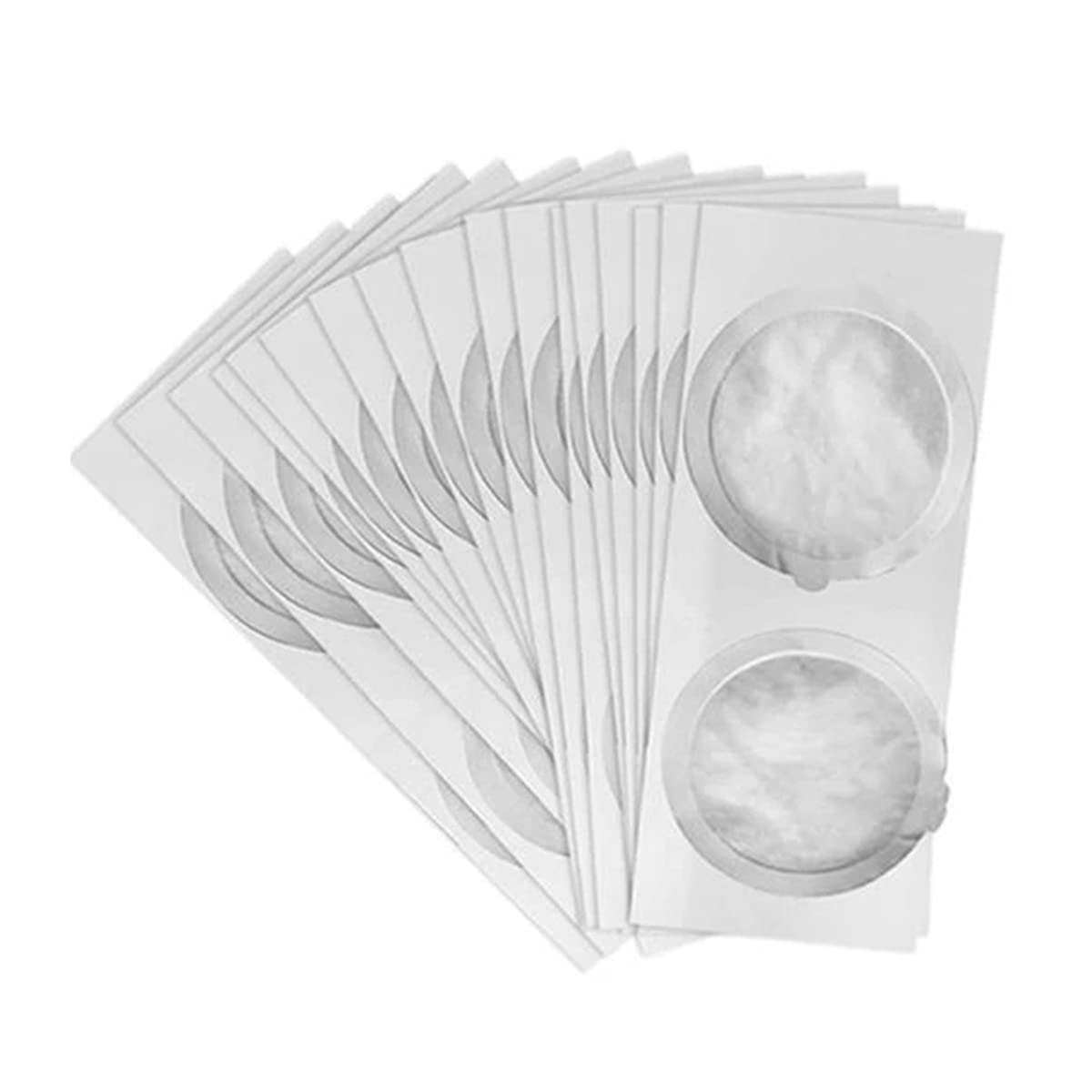 CTRLZS 100PCS 62MM Disposable Coffee Capsule Seals Foils Cream Foam Coffee Filter Lid Sticker for Vertuo