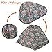 BZTANG Explorer Outdoors 3-4 Persons Camouflage Camping Hiking Easy Setup Instant Pop up Tent