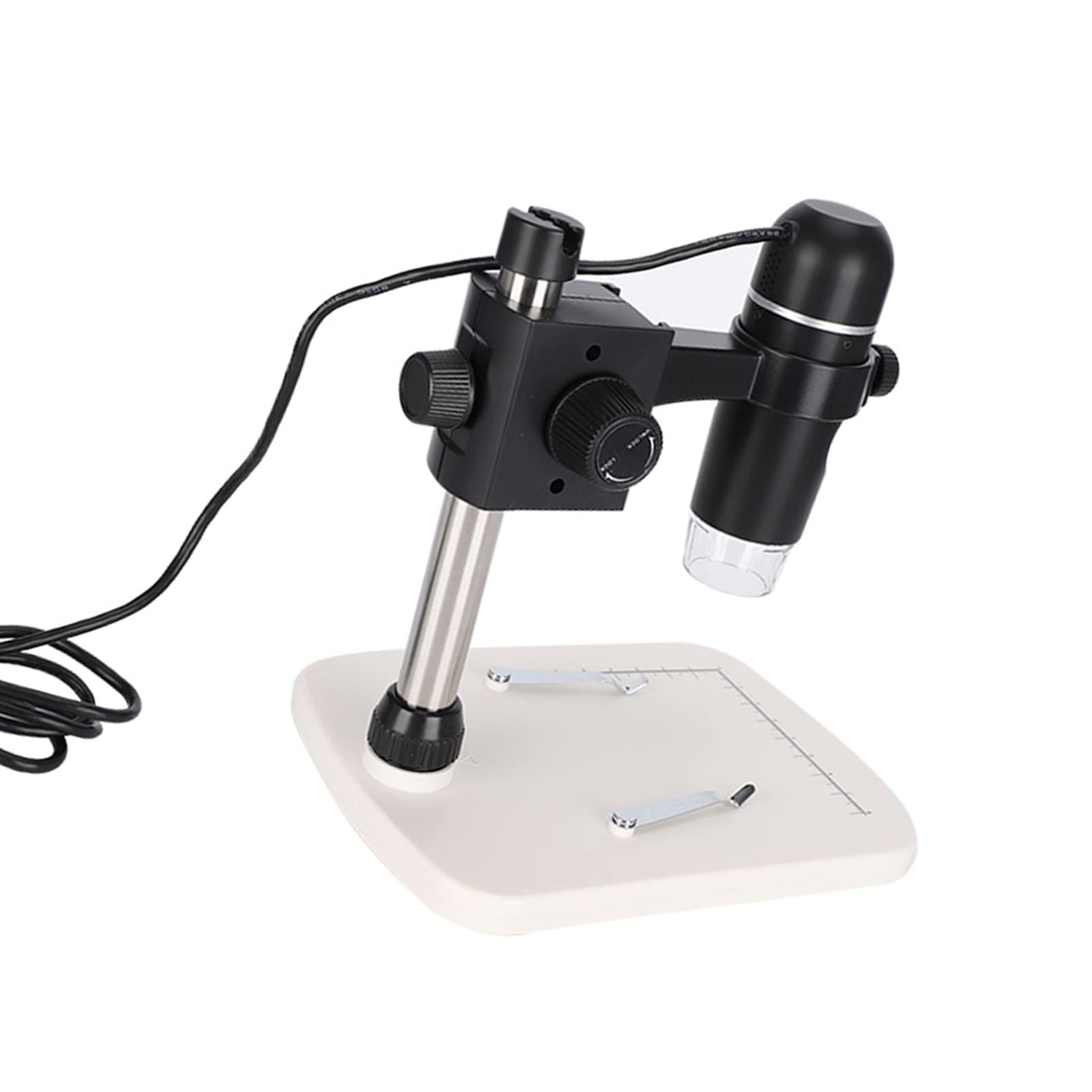 Cryfokt Digitales Mikroskop 300 X 5 MP, Professioneller HD-LED-Messständer für Studenten, Fabrikpflanzenwissenschaftler