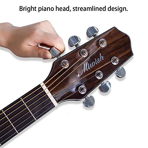 Board Guitar Acoustic Guitar Beginner Student Men and Women Novice Entry 41 Inch Single Board Folk Guitar Electric Box… - Les Beatles, Paul McCartney, John Lennon, RIngo Starr, George Harrison Board Guitar Acoustic Guitar Beginner Student Men and Women Novice Entry 41 Inch Single Board Folk Guitar Electric Box… – Image 5