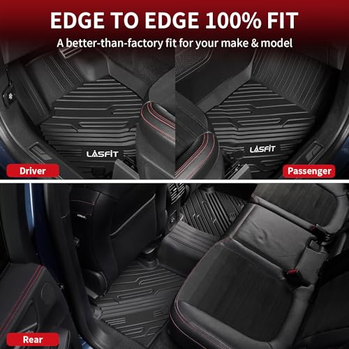 Image of LASFIT Floor Mats for Ford Bronco Sport 2021-2025 2026 with a Carpet Floor