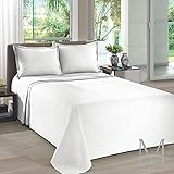 Kit Colcha Solteiro Piquet 1,60 x 2,50 C/fronha Dohler  BRANCO