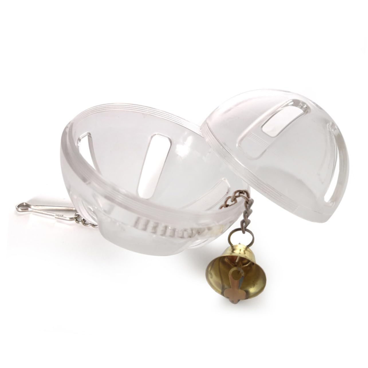 Angoily 2 Pcs Small Bird Toys Bird Cage Balls Bird Educational Toys Budgie Toys Small Bird Feeder Bird Foraging Feeder Cage Hanging Toy Birds Feeder Toy Bird Foraging Toy Chew Parrot