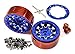 Integy RC Model C29152BLUE Billet Machined Alloy Beadlock Wheels for Element RC 1/10 Scale Enduro Sendero