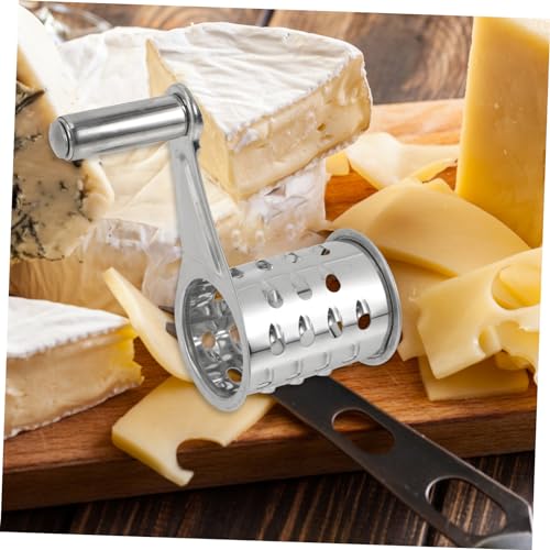 2pcs Rallador Giratorio de Acero Inoxidable para Queso miniatura 7