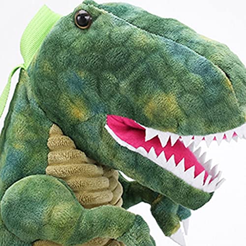 Sac à dos dinosaure vert enfant avec bretelles confortables réglables