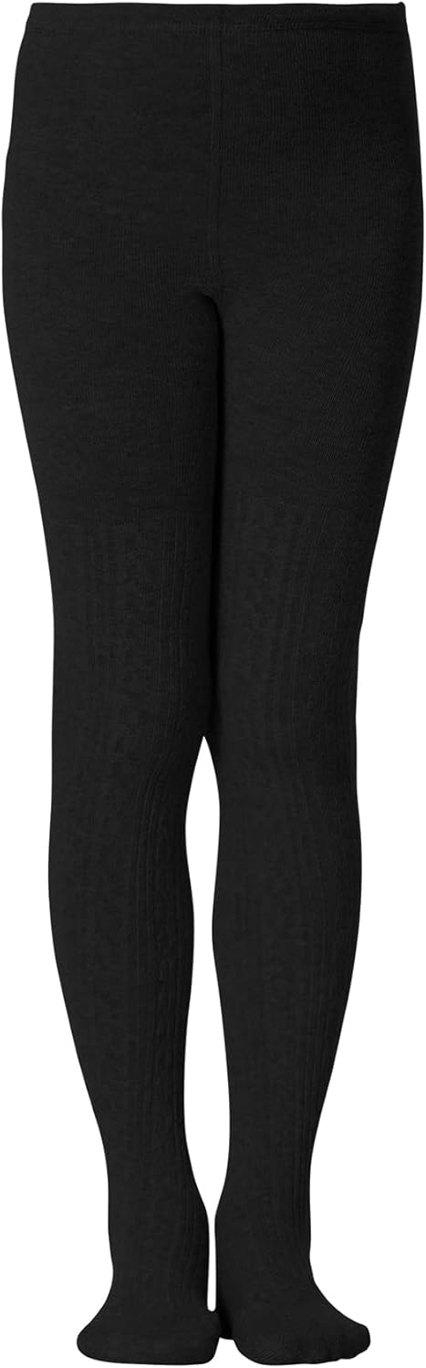 Zando Thick Girls' Cable Knit Leggings Winter Tights for Toddlers 1/4/5 Pack - Image 2