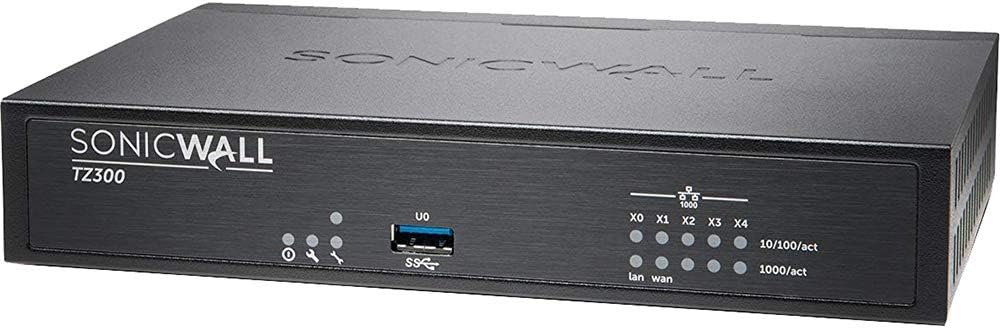 SonicWall TZ300 01-SSC-0215 VPN Wired Gen 6 Firewall Appliance (Hardware only)