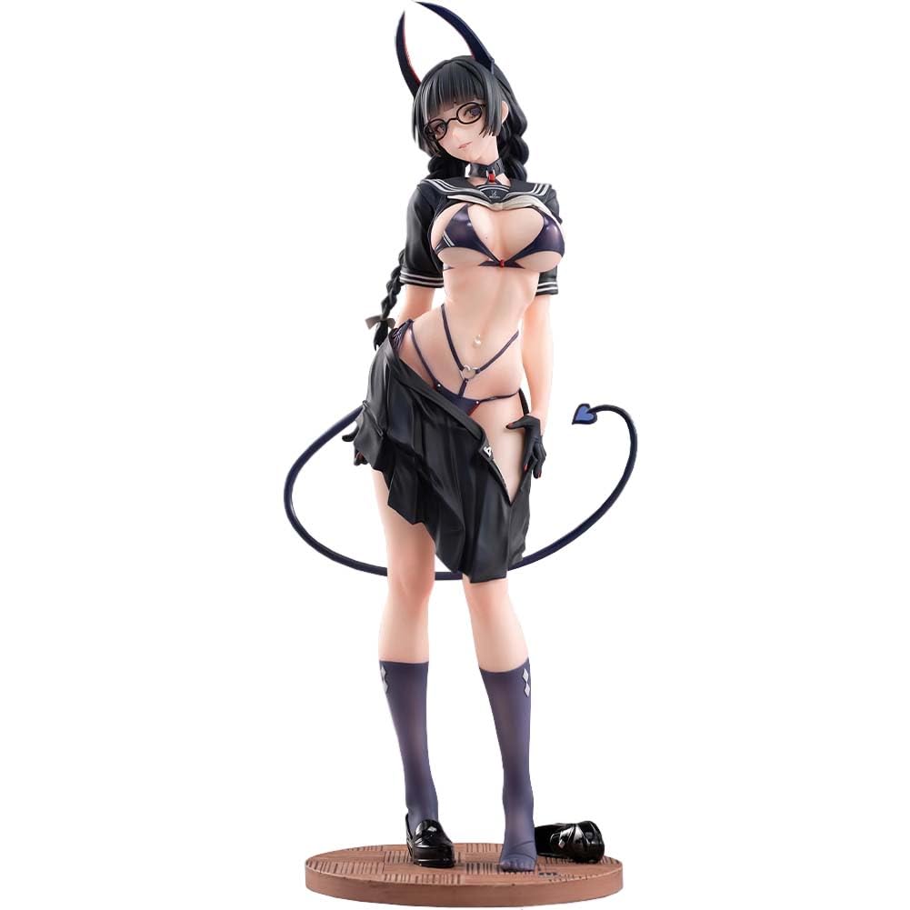 Zhongkaihua Succubus Class President Reina Figure 29cm Standing Pose PVC Collectible Model Anime Illustration Statue for Home Desktop Decor Adult Fans