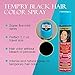 Jerome Russell Hair Color Spray, Black - 2.2 oz Intense Spray-On Temporary, Fast-Drying, Non-Sticky, Travel Size Dye for Instant Vivid