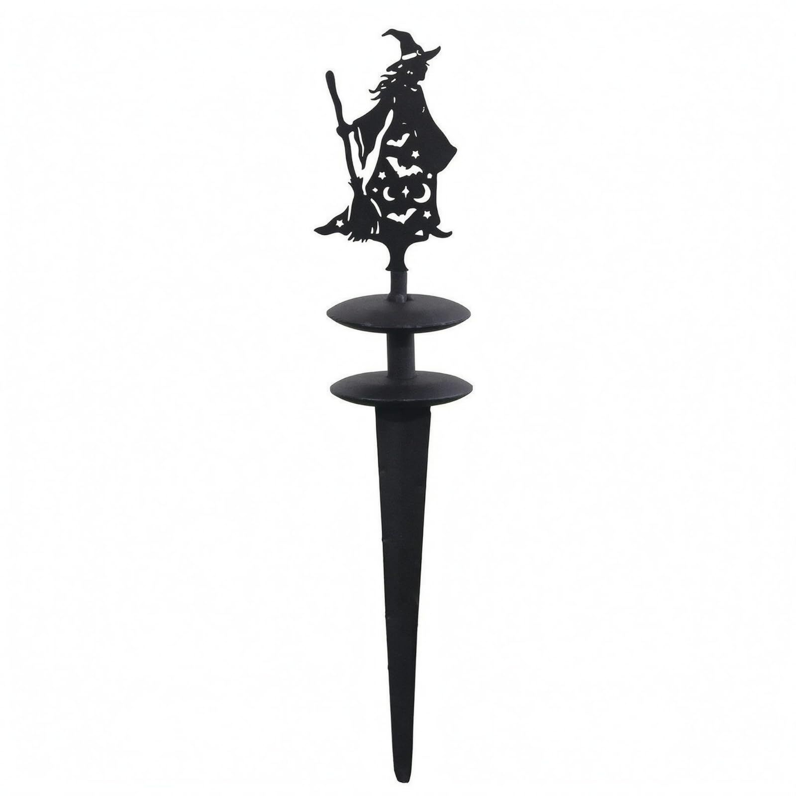 Pointed Spike Garden Hose Holder Stake Iron Style a Solid | Installation Style A Solid-image-16