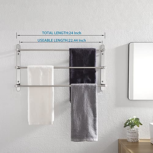 Barre porte-serviettes 3 bras KOKOSIRI pour un séchage rapide et efficace - 6