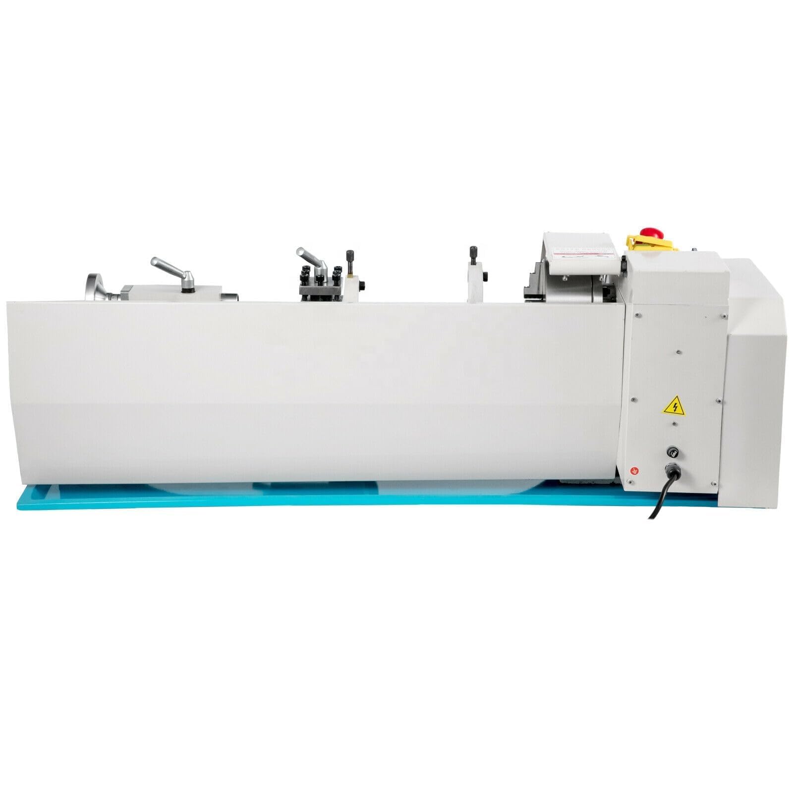 Tornio di precisione da 220 x 750 mm con velocità variabile, tornio da tavolo con tavolo filettato per lavorazione del metallo, filettatura e lavorazione hobby
