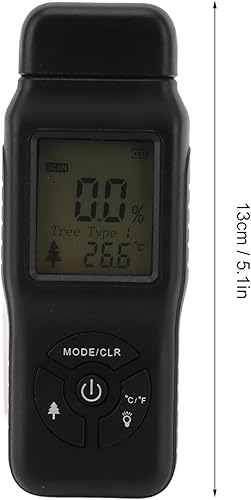Miniatura 3 de TOPINCN Medidor de madera digital para medidor de medición de abdominales Probador higrómetro de interior para probar medidores de humedad