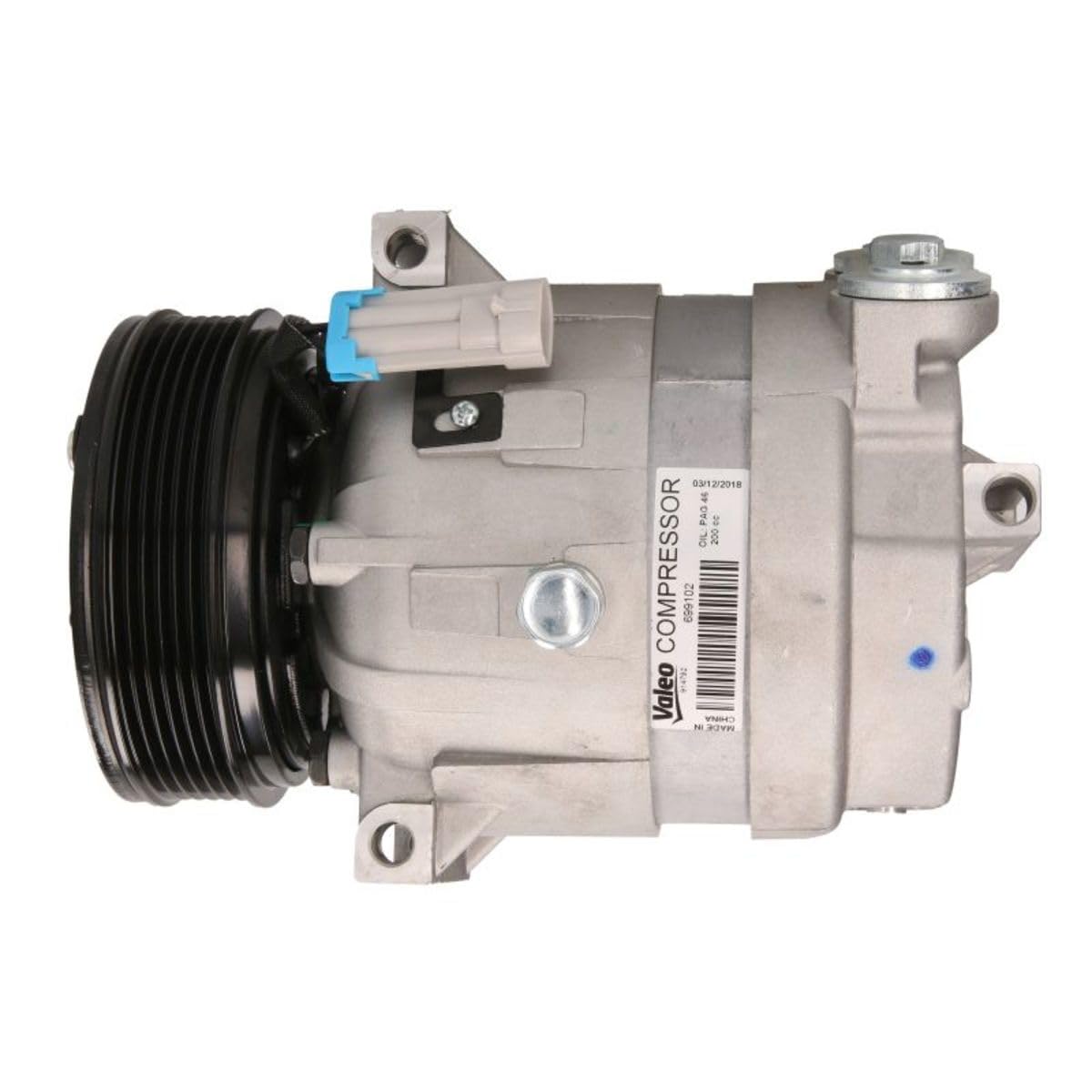 VALEO Compressore, Climatizzatore 699102 Compatibile con: OPEL ASTRA G Cabriolet, ASTRA G Caravan, ASTRA G CC, ASTRA G Coupe, ASTRA G Stufenheck, FRONTERA B, VECTRA B, VECTRA B Caravan, VECTRA B CC