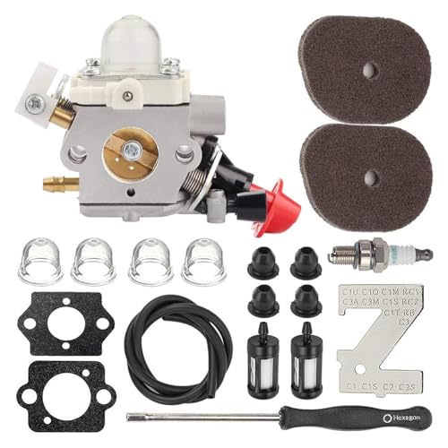 CJJNXYZMD FS56RC FS40 Carburetor Trimmer Weed Eater, replaces # C1M-S267A, 4144 120 0608