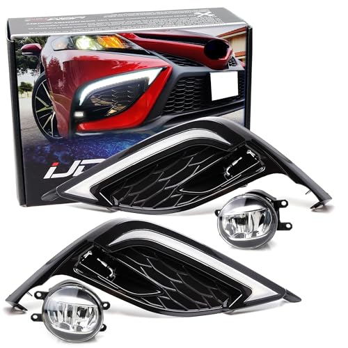 Kit de luces LED antiniebla iJDMTOY para Toyota Camry 2021-24 miniatura 1
