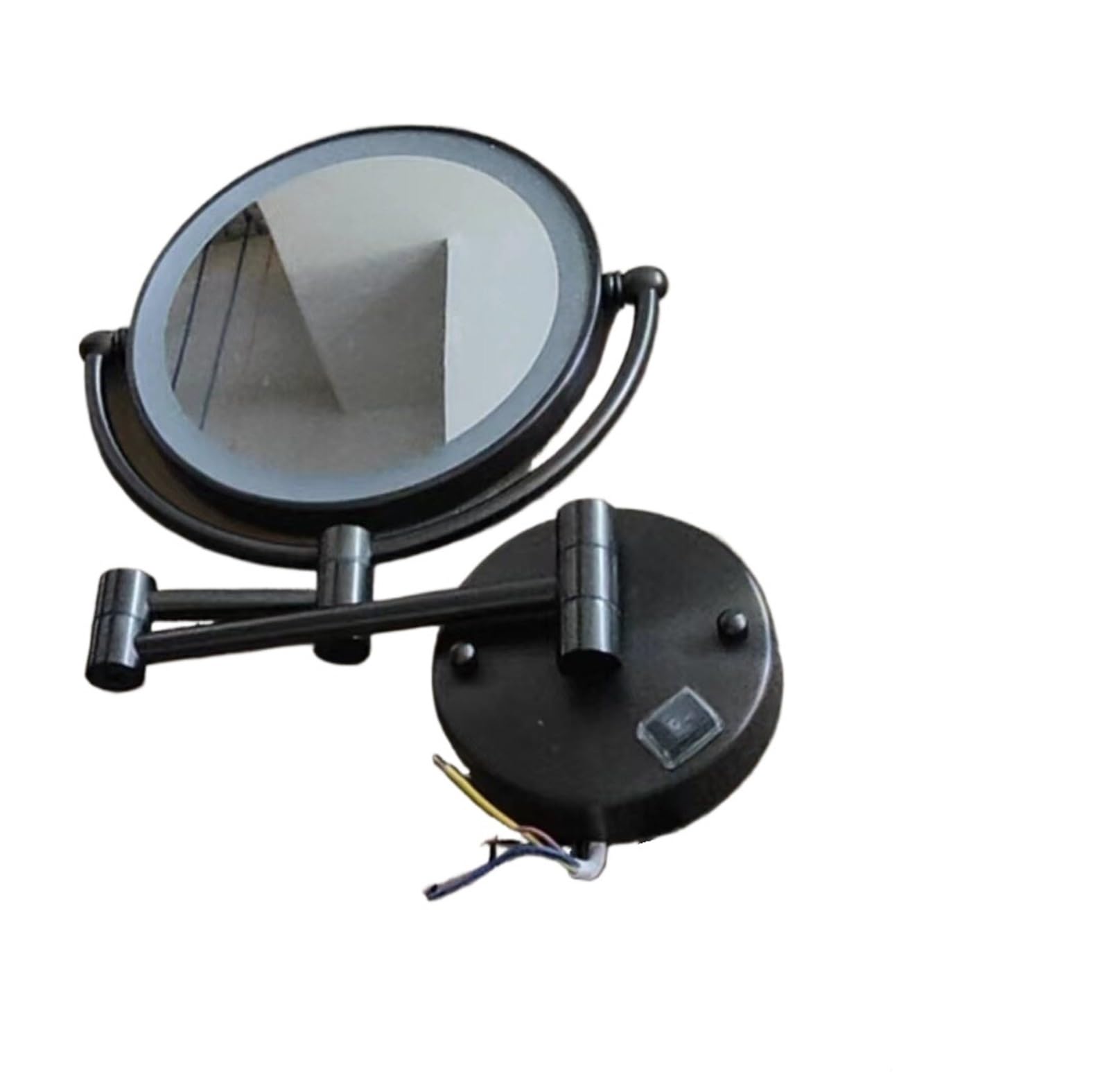 KTMBOHU Folding Swinging LED Cosmetic Mirror Beauty Mirror
