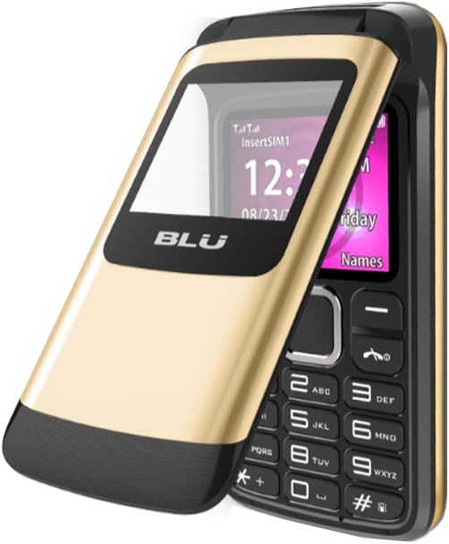 BLU Zoey Flex 3G Z170L 1.8" Cellphone GSM Unlocked Dual Sim (Gold)