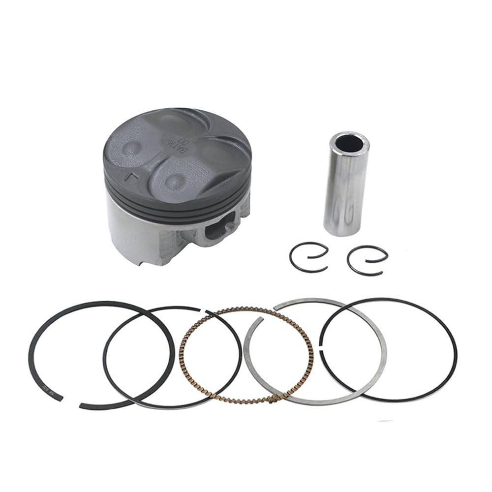 pist. Kit pistone e fasce elastiche for moto da 4 pezzi, adatti for FZR400RR 3TJ FZR 400 RR SP FZ400 4YR STD 56 mm,25,50,75 57 .(1 Set 56.25mm)