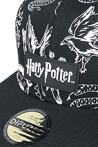 Warner - Harry Potter - Snapback z haftem 3D czarny