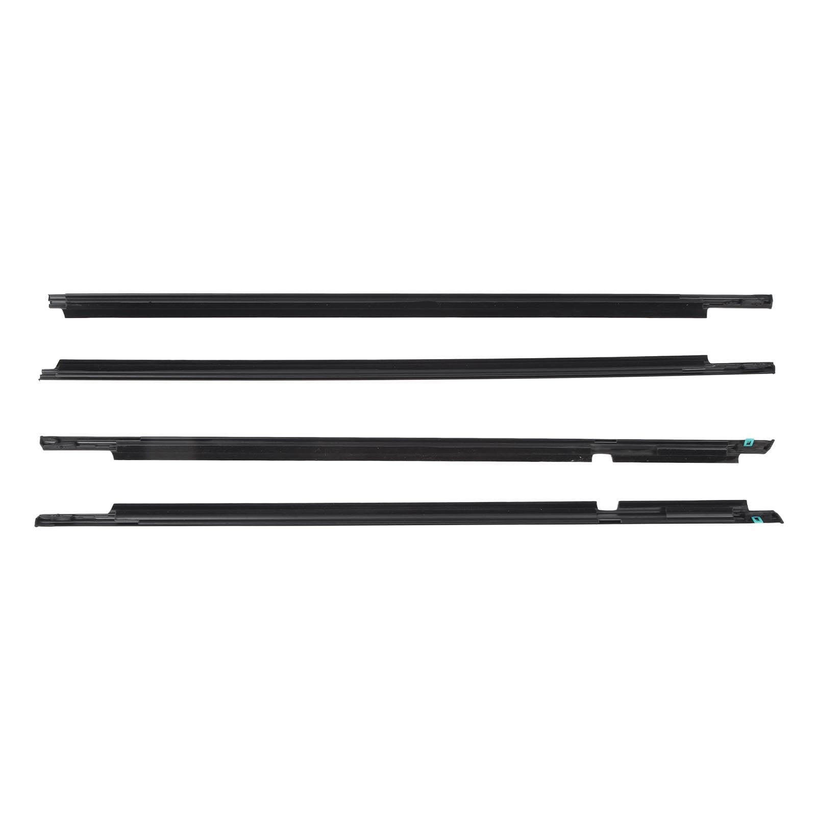 4 Pezzi di Ricambio per Guarnizione per Finestrino Dell'auto, 75711-60061, per Land Cruiser Prado 120 Serie Dal 2003 Al 2009