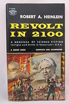 Hardcover Rare - Robert A Heinlein REVOLT IN 2100 S1699 Second Signet Paperback Printing 1959 Book