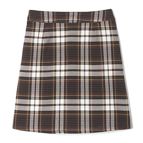 Image of French Toast Girls' Adjustable Waist Pleated-Front Two-Tab Scooter Skirt