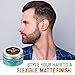 Woody's Hair Clay for Men – Matte Finish, Styling Pomade for Men Stronghold, Firm and Flexible Control, 3.4 oz. 2-Pack