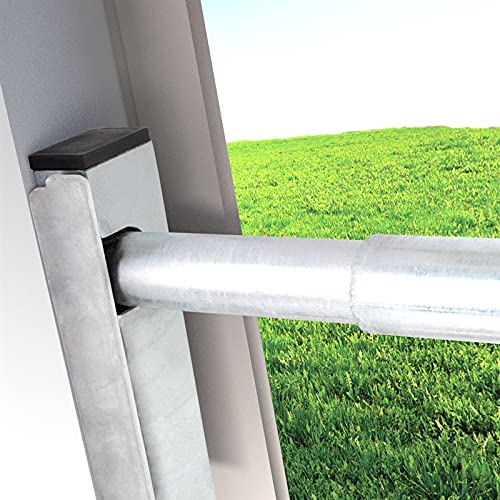 VOSS Fenstersicherung Sicherungsstange Türsicherung Einbruchschutz 2Fach 1000-1700mm verzinkt