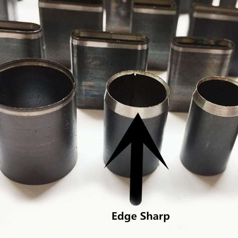 39 Shape Style Hollow Hole Puncher Leather Punching Tool,Leather die,Mold Punching Die Set for Handmade DIY Leather Craft