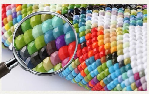 Kit 5D Diamond Painting Completo con Cornice in Legno | Arte Fai da Te Oh Art
