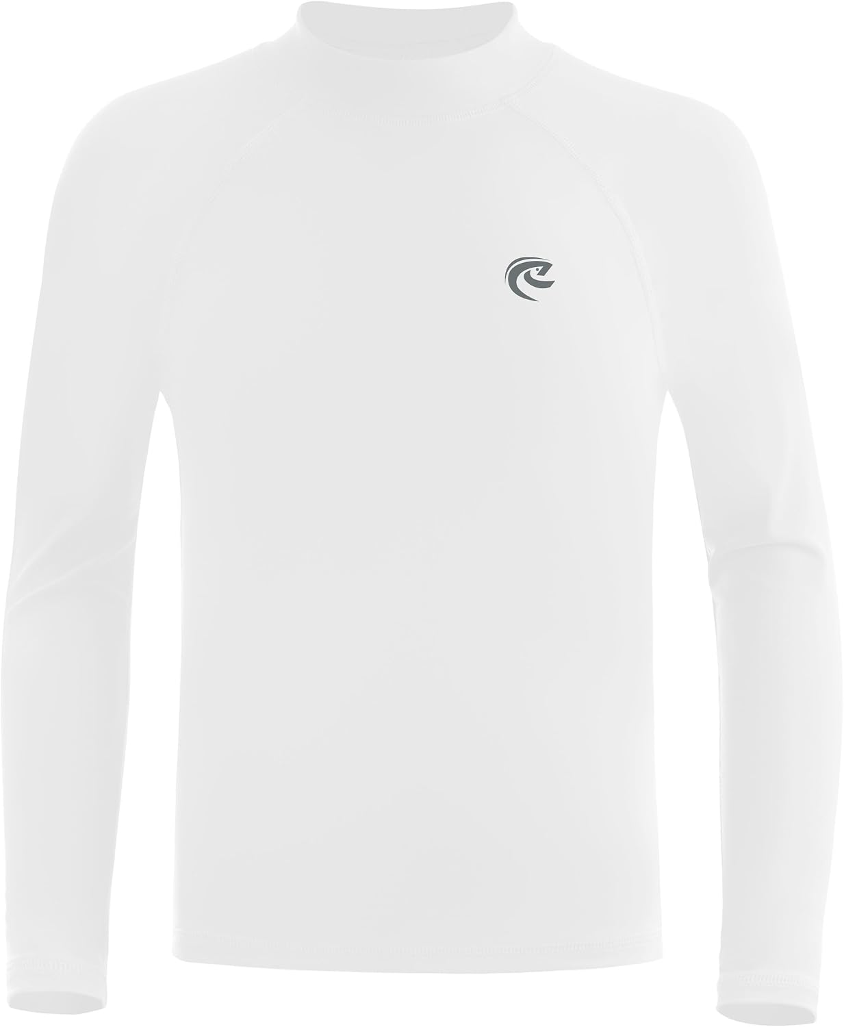 Boys' Long Sleeve Rash Guard, UPF 50+ Swim Shirt Toddler Kids, SPF UV Sun Protection Water Shirts for Beach Surf