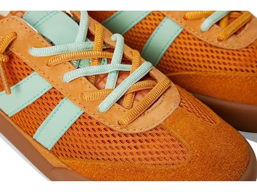 Steve Madden Women's Verdict Sneaker, Orange Multi, 7.5
