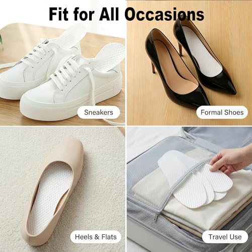 10 pares plantillas desechables transpirables mujer 24 cm miniatura 7