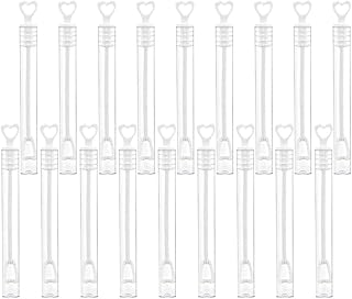 NUOBESTY Stuffed Toys Kids Outdoor Playset 18pcs Empty Bubble Wands Bottle Refillable Bubble Wands Tube Bubble Making Wands Kids Outdoor Toys Bubble Toy