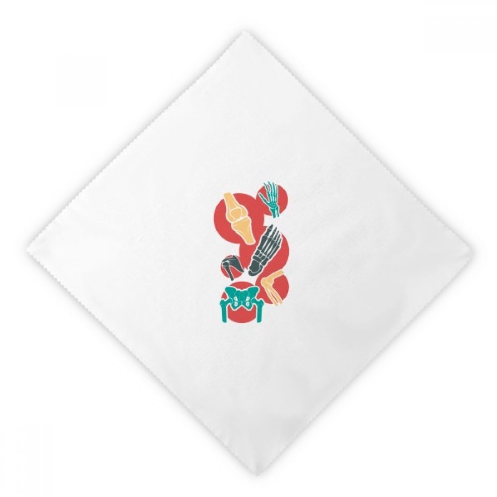Serviettes en tissu dÃ©jeuner illustration structure osseuse pour table