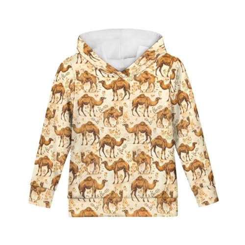 Dellukee Unisex Kids Teens Sweatshirts Youth Girls Boys 3D Cool Hoody Funny Pullover Sweatshirts3