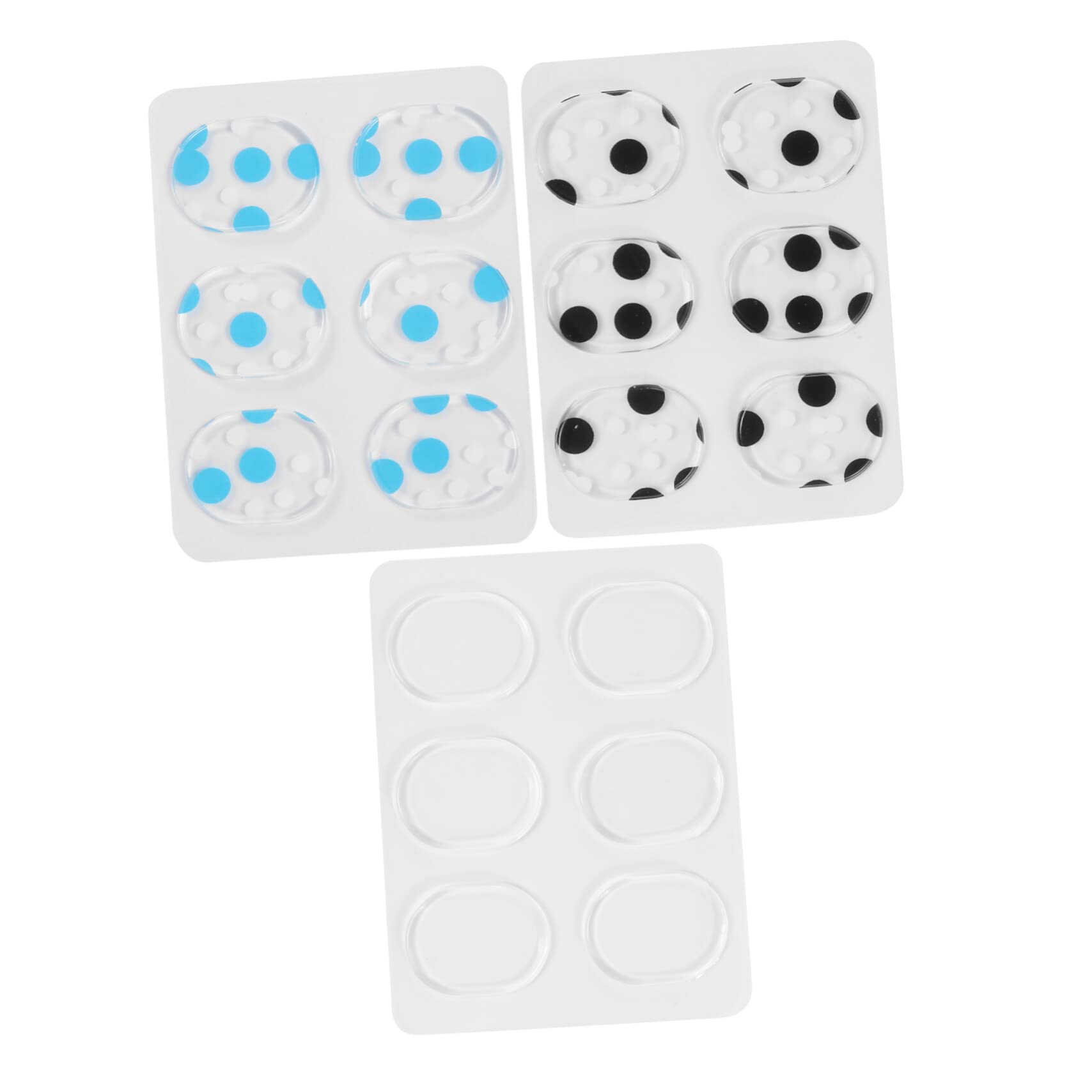 Silencer 18pcs Drum Mute Pad Drum Mute Pads Rollers Drummer Accessories Drum Sound Dampening Pads Drum Mute Silica Gel Percussion Accessories Clear Drum s Drum Mute Pads