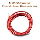 myBESTscooter - Bremsseil für den Xiaomi M365 1S Essential Elektroroller (Rot)