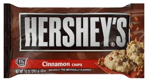 Hershey's Cinnamon Flavored Baking Chips Bundle Includes 3 Bags Of Baking Chips Plus Bag Clip Packaged By Favoricks #TOP1