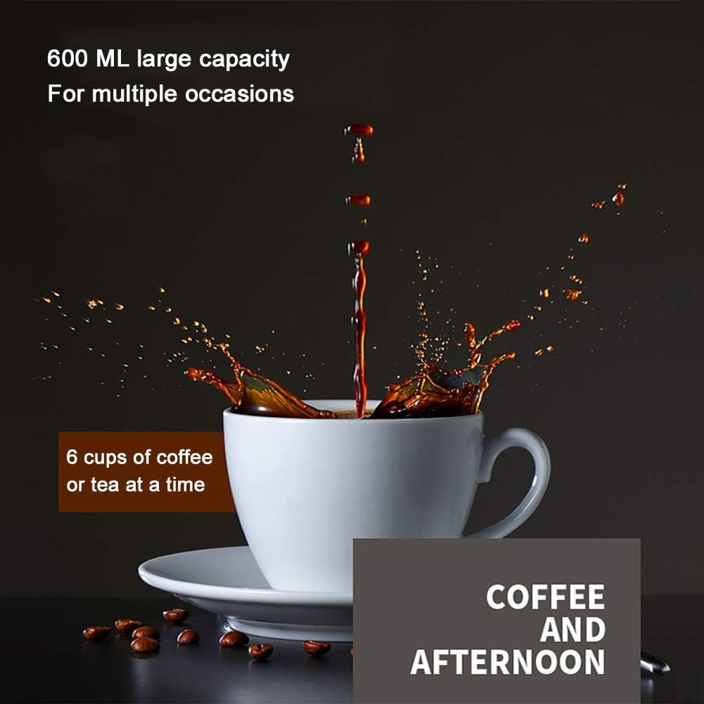 Domestic Machines,Coffee Maker Machines Office Household American Drip Auto Insulation Coffee Machine Tea Making 600Ml