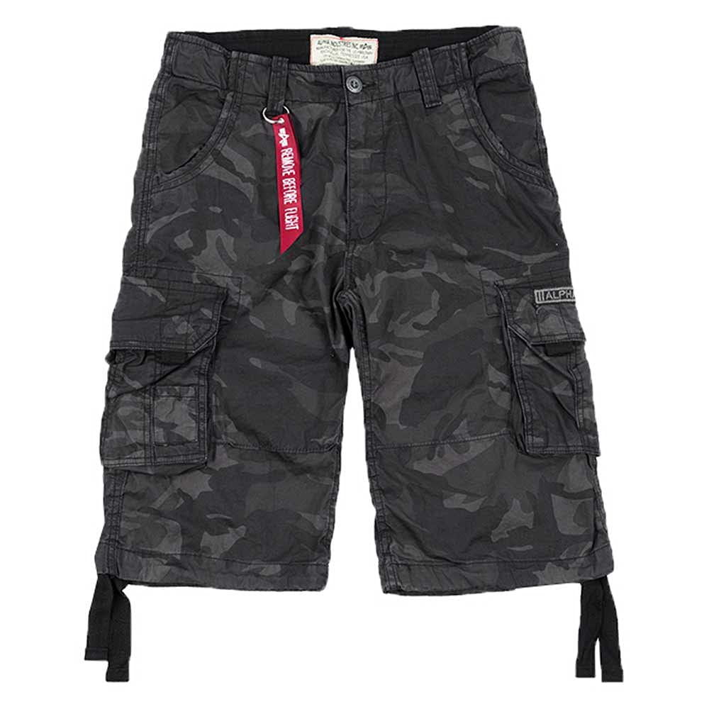Alpha Industries Men's Noir Short Jet Camo